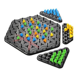 连锁棋三角棋对战旗儿童益智逻辑思维训练专注力几何玩具桌面游戏