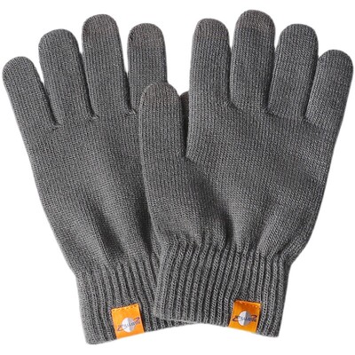 克莱因蓝针织情侣保暖手套男女冬