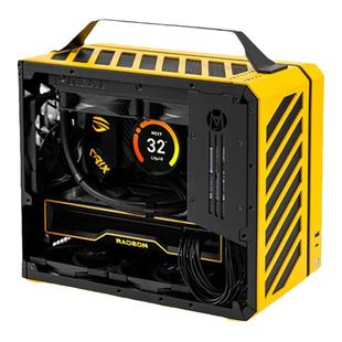 方糖机械大师C28小视界手提紧凑便携ITXMATX水冷台式迷你电脑机箱