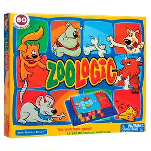 官方授权正品Foxmind动物维和方阵逻辑思维推理宠物儿童益智教具