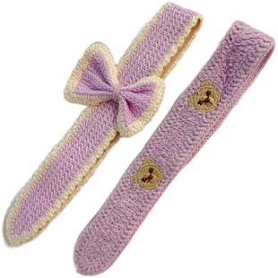 儿童针织头发魔术贴发带刘海贴碎发神器女童发箍宝宝头箍发卡头饰