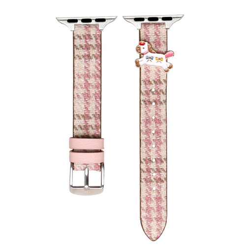 适用vivowatchgt2手表带毛呢vivo watch gt智能运动真皮手表链watch5女士手环腕带iqoowatchgt2新款iqoo女款3