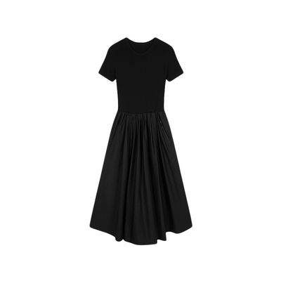 【季末折扣】JNBY/江南布衣25夏连衣裙修身短袖圆领5P4G13700