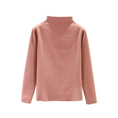 双面德绒加厚女长袖打底衫