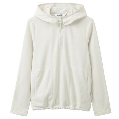 AIGLE艾高保暖连帽抓绒衣女士