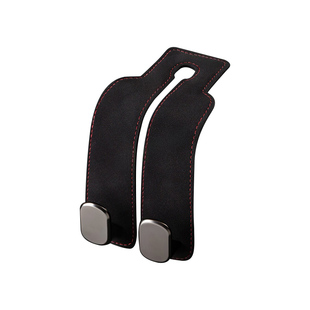 汽车挂钩车载座椅背升级隐藏双挂钩翻毛皮后排车内用包包储物挂钩