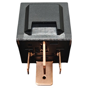 中汽12V24V工程车宽脚专用80A大脚启动风扇继电器 大电流4针5插脚