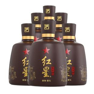 过节送礼红星二锅头百年紫坛43度500ml*6瓶兼香型纯粮食盒装白酒
