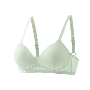 无痕内衣女聚拢小胸秋冬薄款学生高中生少女文胸大胸显小女士胸罩