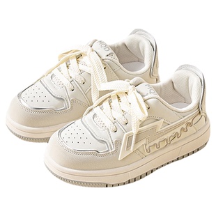 MQD马骑顿童鞋校园学生小白鞋轻便儿童板鞋男女童透气软底运动鞋