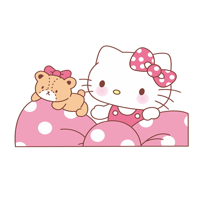 华万可移胶车身贴凯蒂猫