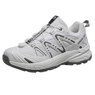 骆驼登山鞋女款2026春户外防滑轻便爬山徒步鞋子灰色休闲运动鞋男