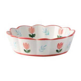 空气炸锅烤碗烤箱专用碗家用烤盘子水果碗沙拉碗陶瓷碗蒸蛋碗器皿