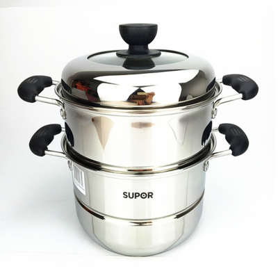 苏泊尔易存储小型SZ24B2通用蒸锅