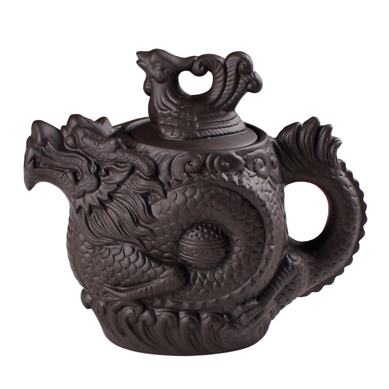 宜兴紫砂壶大号手工朱泥茶壶功夫茶具陶瓷水壶大容量泡茶器花茶壶