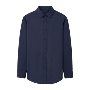 衬衫老罗[总裁T9]冬季保暖男士羽绒衬衫保暖商务白衬衣249B0F641L