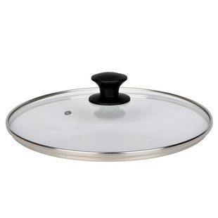 可视锅盖钢化玻璃锅盖家用玻璃盖16-40cm蒸锅炒锅盖多用锅盖通用