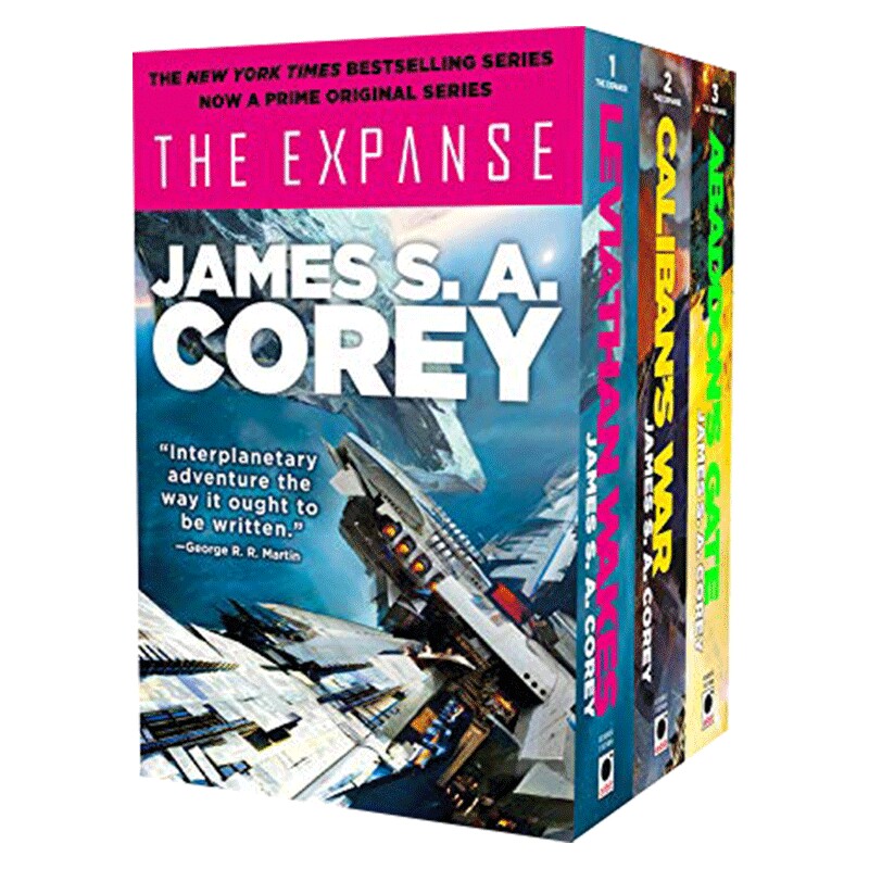 The Expanse Boxed Set 英文原版小说 苍穹浩瀚3册套装 美剧原著 无垠的太空 英文版 进口原版英语书籍