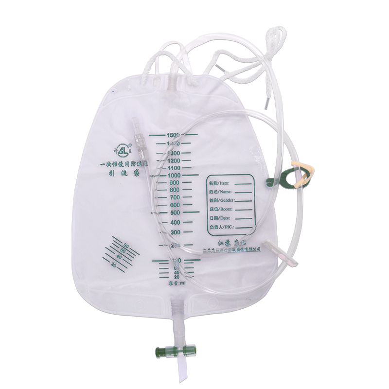 江苏康诺神灵引流袋一次性医用螺旋接口胆汁防逆流防返流导集尿袋