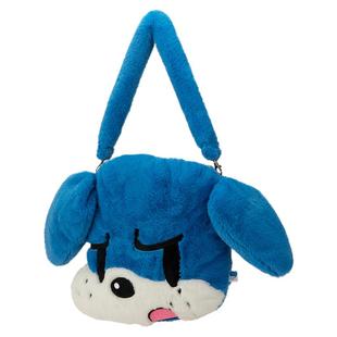 MYTIMELAB摩太潮玩狗头大头包毛绒动物单肩大容量可爱手提包秋冬