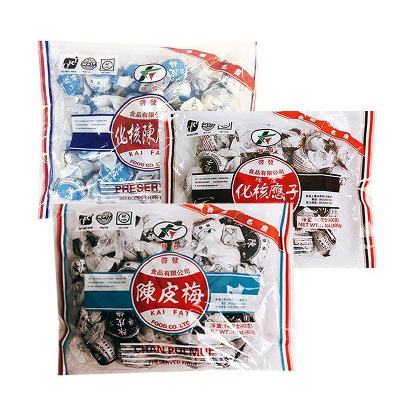 香港进口启发陈皮梅纸包化核应子加应子/李子