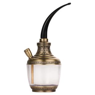 水烟筒水烟斗全套装两用玻璃烟锅老式水烟壶烟丝烟袋健康过滤烟嘴