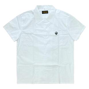 UNDERINSANE自曝原创版权AntiWar刺绣反战骷髅 夏威夷古巴领衬衫