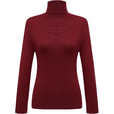 雅莹纯羊绒无缝一体针织衫打底衫