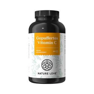 拜耳德国NatureLove进口维生素VC 1000mg 抗坏血酸钙强健防御纯素