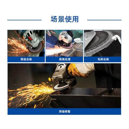 2寸百叶片50mm气动角磨机打磨片百叶轮抛光片迷你小型加厚百页片