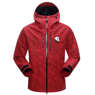 「蜀绣」新春系列熊猫雨壳2.0户外单层冲锋衣男女2026年新款外套