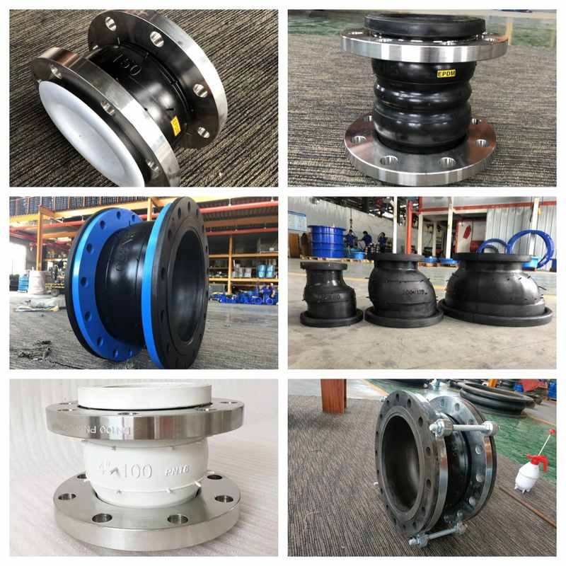 加厚耐用泵房消防专用水龙头避震喉橡胶内衬PTFE柔性接头