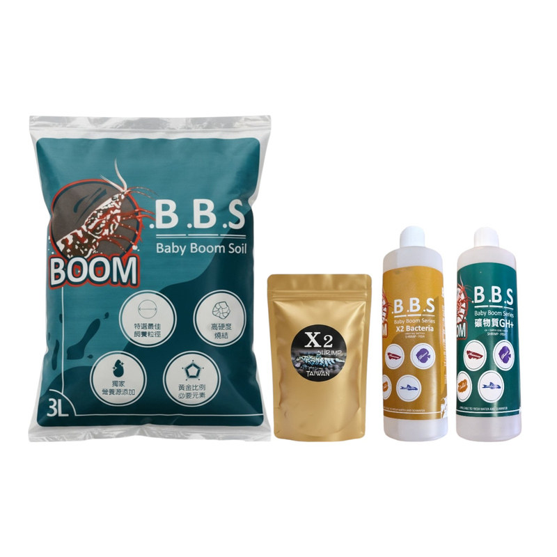 BBS开缸套餐水晶虾米虾快速开缸