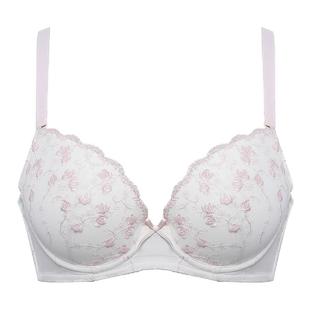 古今文胸女内衣舒适3/4罩杯上薄下厚聚拢美背蕾丝花边胸罩 0I8169