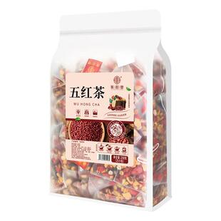 五红汤红糖枸杞红枣花生红豆红润茶女人月子汤女人气血补养生茶包