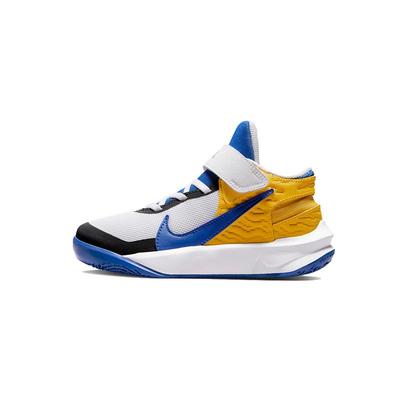 正品耐克NIKE TEAMHUSTLE团队篮球鞋男童女童魔术贴运动鞋DZ2761