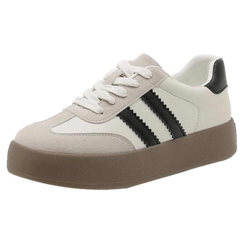 大东经典复古德训鞋女款2025新款爆款秋冬百搭小白鞋厚底休闲板鞋