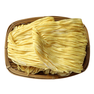 宁波特产碱水面礼盒装樟溪人家樟村切面劲道爽滑粗面细面盘面送礼