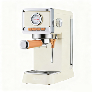 美的云朵系列意式家用小型全半自动浓缩咖啡打奶泡咖啡机MA-KFE08