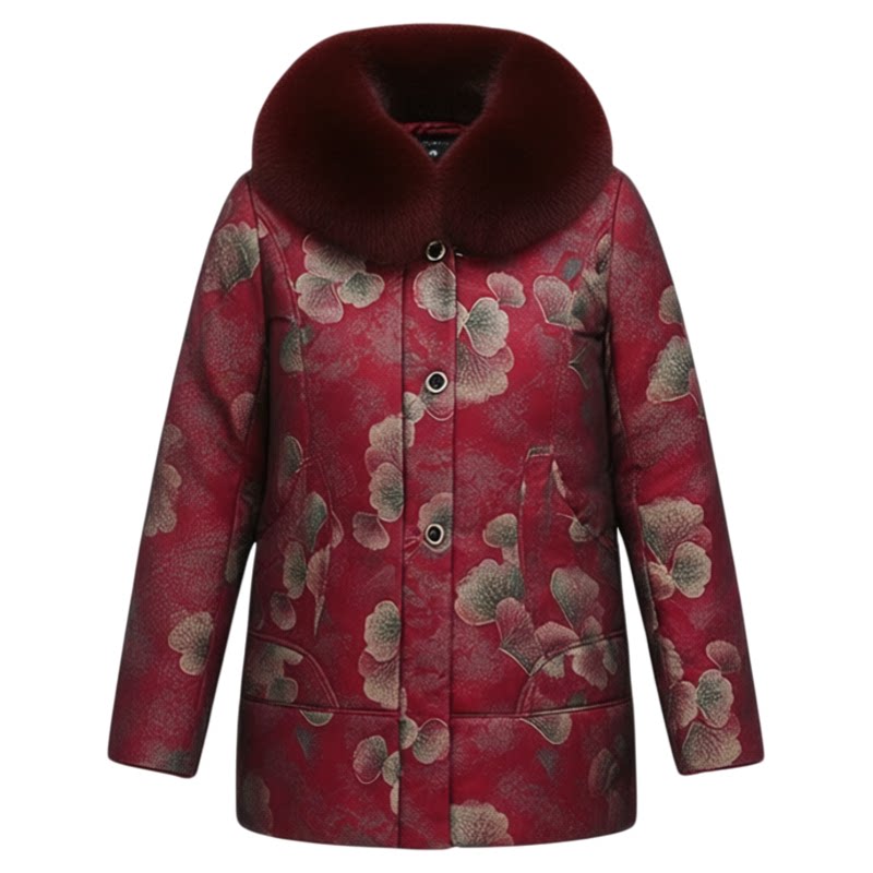 奶奶200斤胖妈妈羽绒服加肥加大