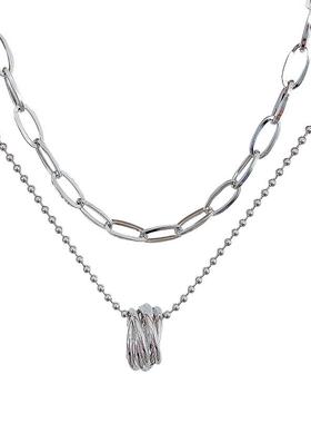 潮流百搭嘻哈项链女长款卫衣