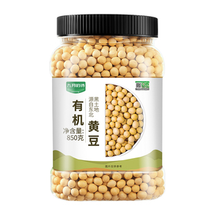 九月的诗东北有机一级黄豆850g*1罐打豆浆专用豆农家自种非转基因