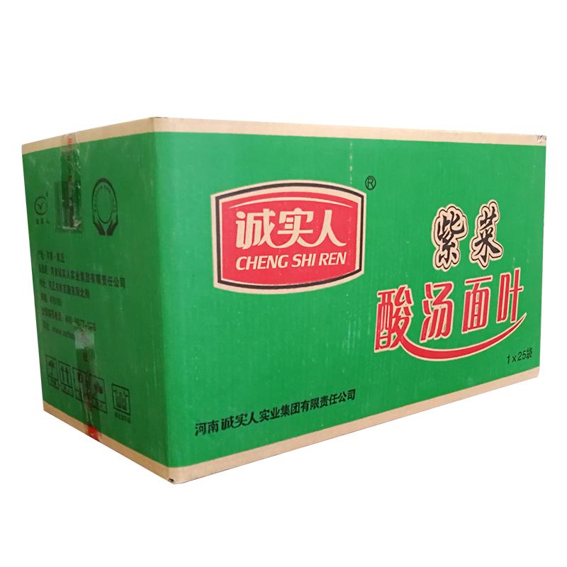 诚实人紫菜酸汤面叶200g*25包传统风味特产豆萁大箱商用囤货装