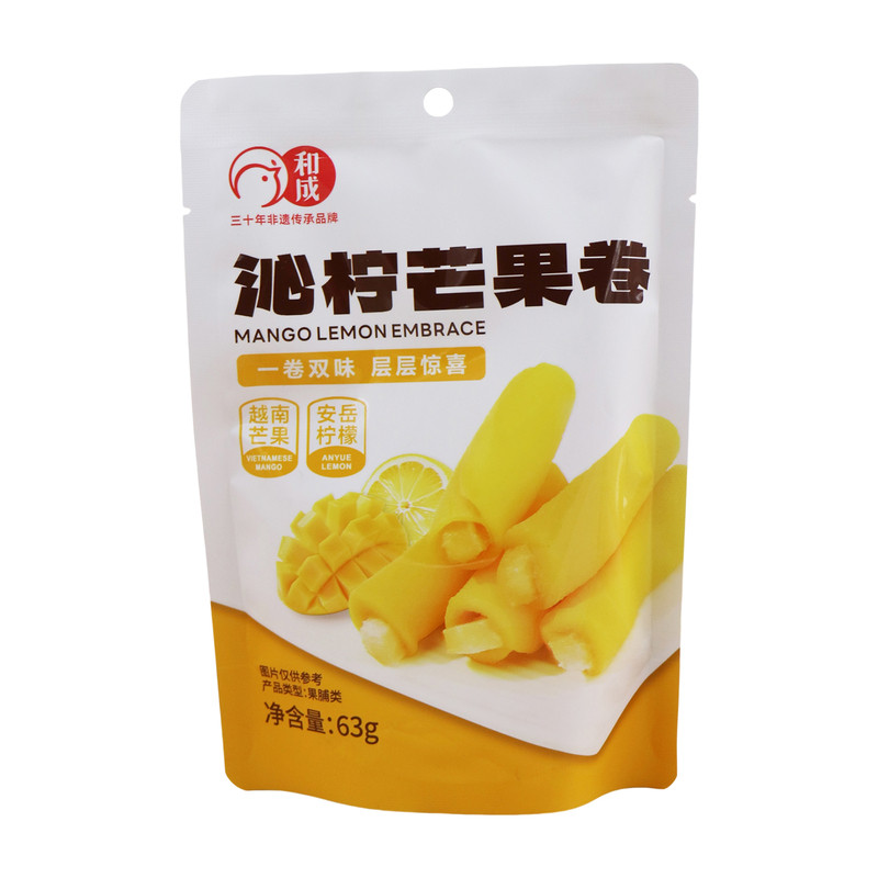 和成沁柠芒果卷果脯果干63克