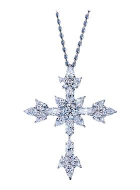 箭心十字架项链吊坠欧美