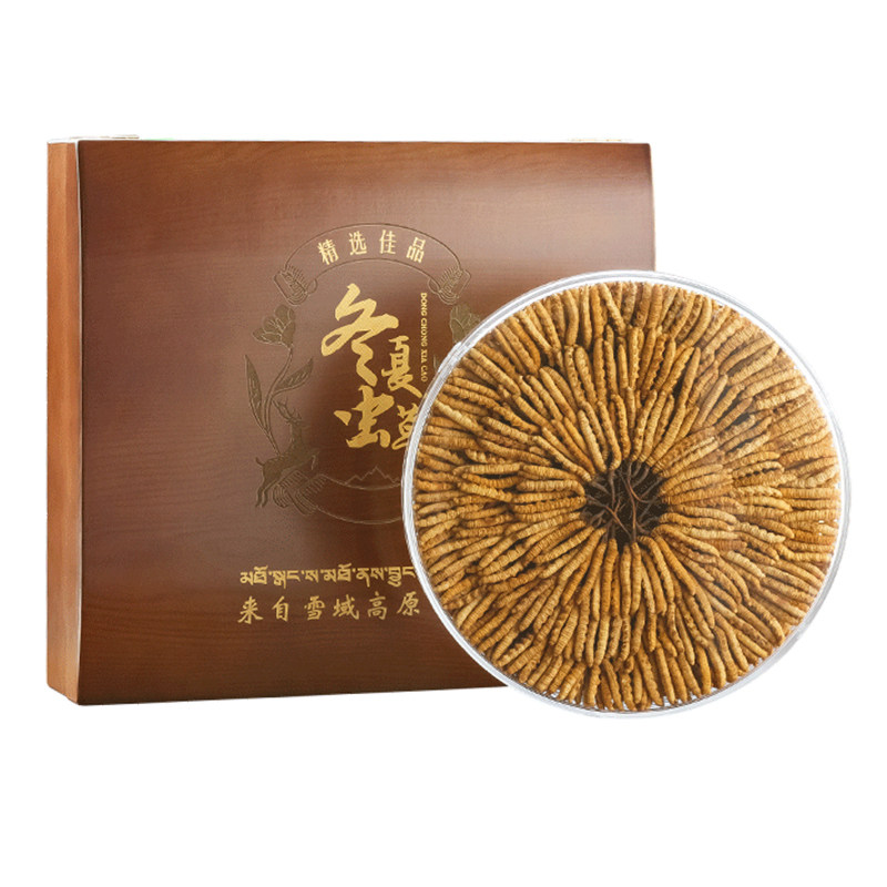 正品冬虫夏草100克礼盒西藏直发