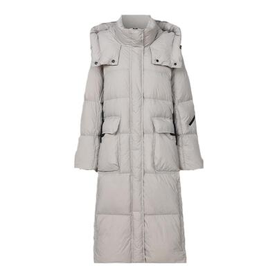 GCRUES轻户外连帽中长羽绒