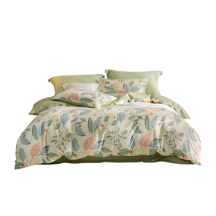 罗莱生活LOVO乐蜗纯棉全棉被套单件被罩宿舍单人学生被套150x215