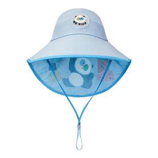 巴拉巴拉女童渔夫帽男童遮阳帽夏季新款儿童卡通印花防晒帽子可爱