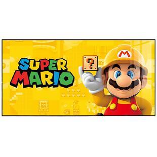 马里奥挂画超级玛丽装饰画儿童房壁画卡通游戏海报卧室床头背景墙